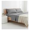Flat Sheet 180 X 290 Cm Contemporary Grey