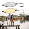 Metal Jig Spoon Lures Trouts Fishing Spoon Lures Sequins Baits Single Hook Hard Metal Baits for Outdoor Fishing