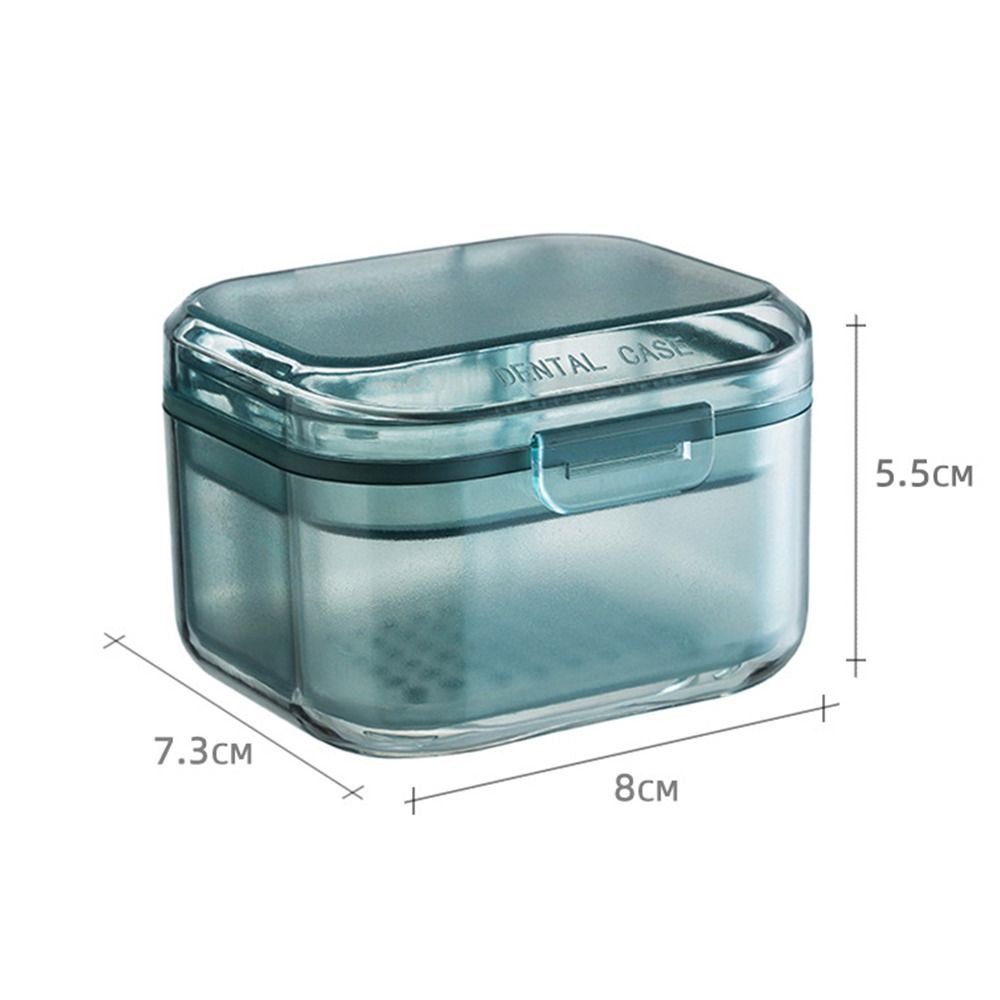 Box Sealed Oral Dental Storage Case Denture Bath Box False Teeth Storage Box Teeth Braces Box