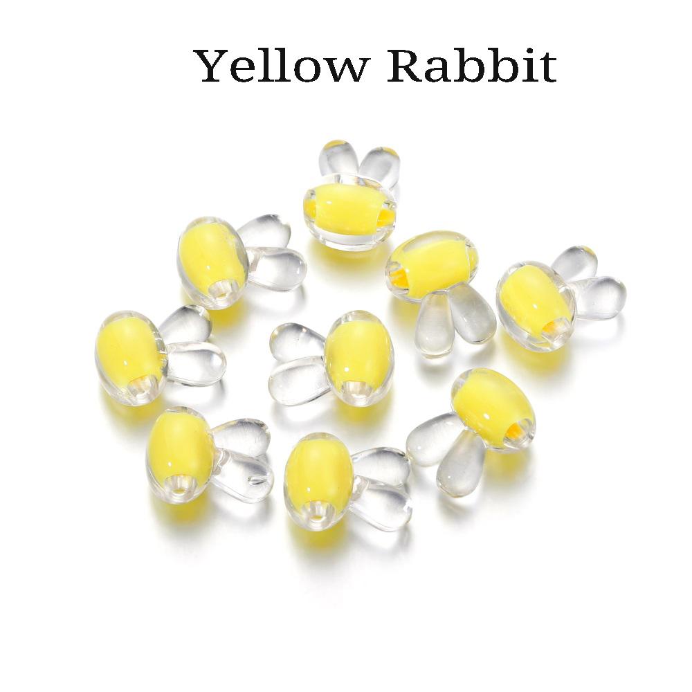 20Pcs/Pack Acrylic Spaced Beads Candy Heart Flower Shape Beads Decoration For DIY Necklace Earrings Jewelry Making Supplies