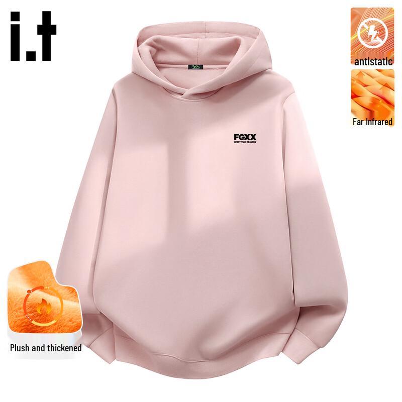 Fingercroxx Herren 2025 Loose Fit Fleecegefütterter Kapuzenpullover