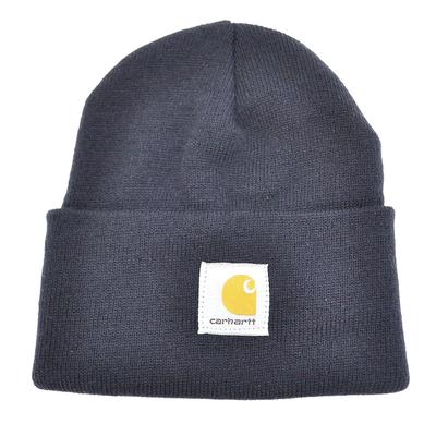 Carhartt Acrylic Watch Hat Knit Cap Knit Cap Watch Cap Hat Beanie Navy F (Carhartt) A18-13F