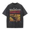 2026 Neues Vintage gewaschenes Alice in Chains T-Shirt - Klassisches Dirt Rock Band Kurzarm Oberteil für Herren