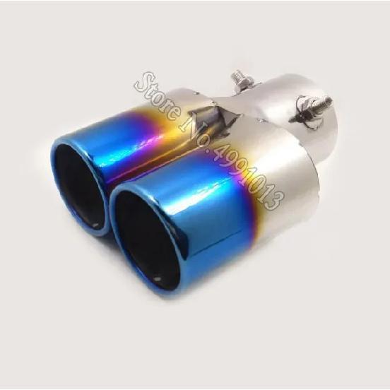 For Kia Niro SG2    2024 Stickers Cover Muffler Exterior Back End Pipe Dedicate Exhaust Tip Tail Outlet Ornament