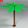MOC Bricks Green Tree Series Construction Building Blocks Plant City Garden Street Lake View Park Jungle Christmas Toys For Kids