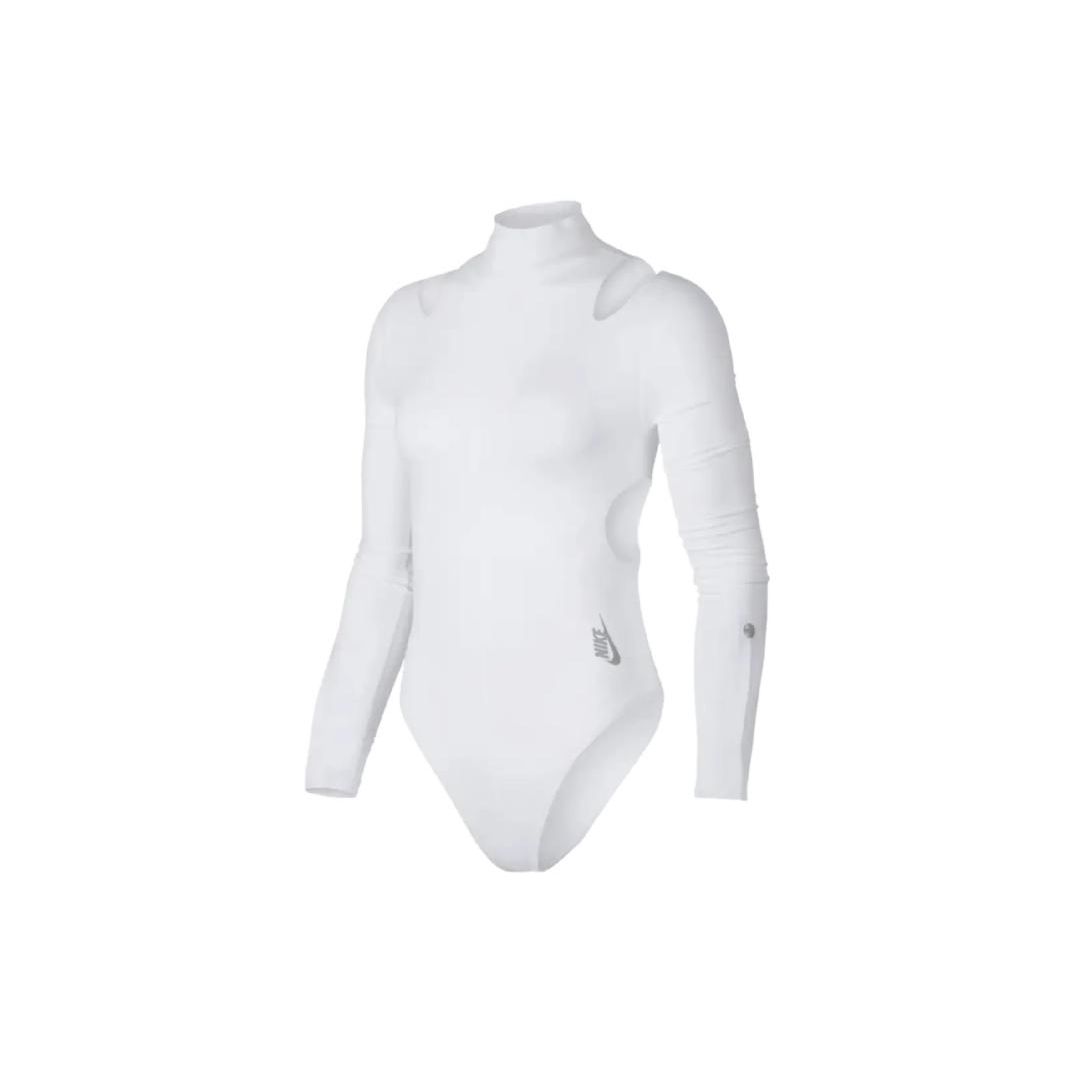 

Nike Logo Print Slim Fit Bodysuit Women bodysuits White AH7234-100 M
