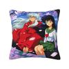 Japanese Anime Inuyasha Pillow Case Home Decoration Polyester Cushion Cover for Sofa Square Pillow Cover Gift for Friends