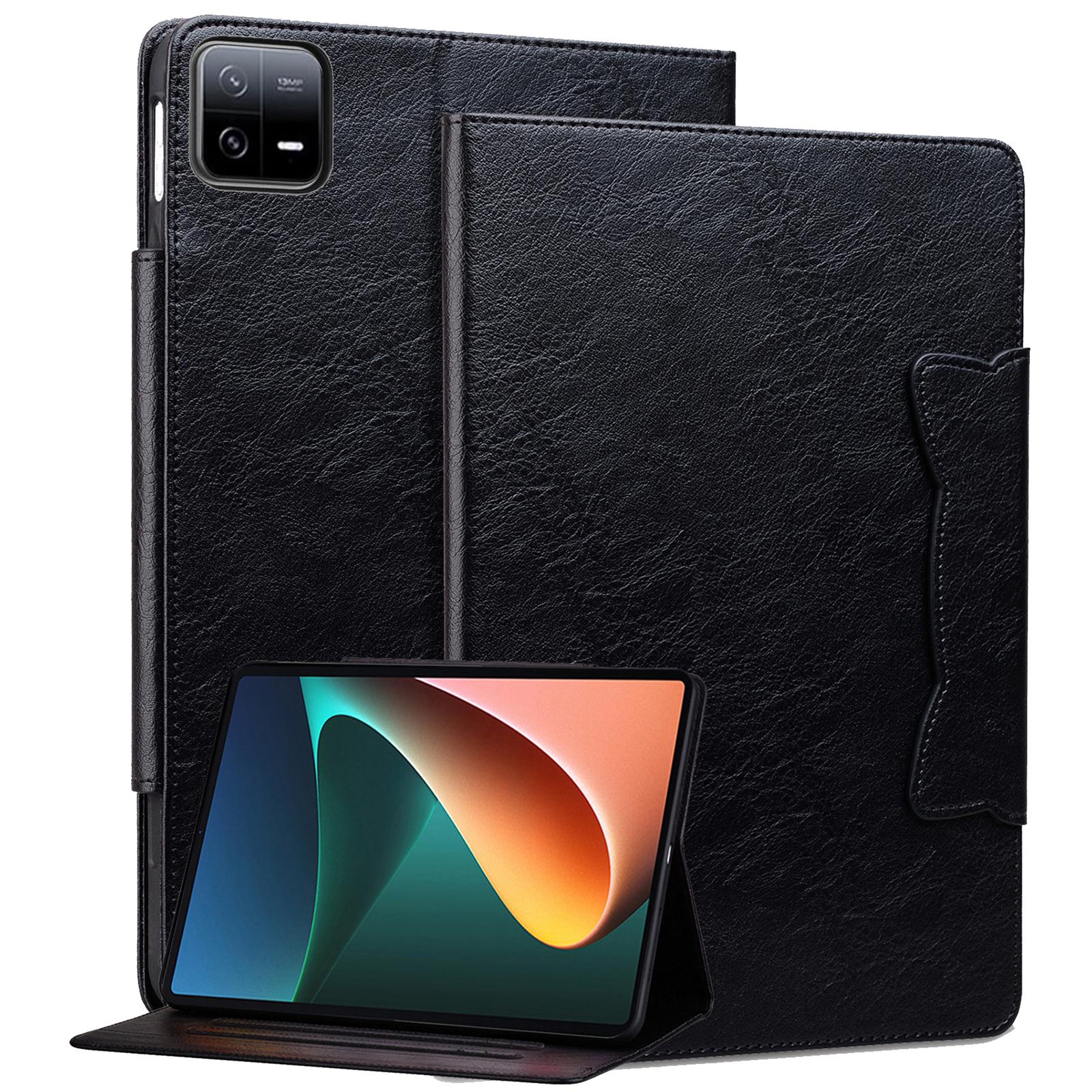

For Xiaomi Pad 6/6 Pro Stand Case PU Leather Tablet Cover with Card Holder B