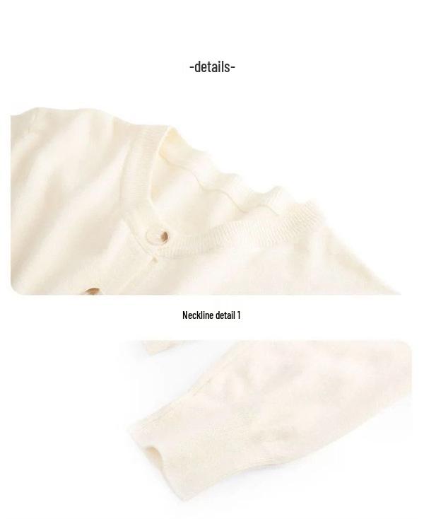 2025 Spring & Autumn Little Bear Knit Cardigan: Women's Long Sleeve Lazy Style Sweater