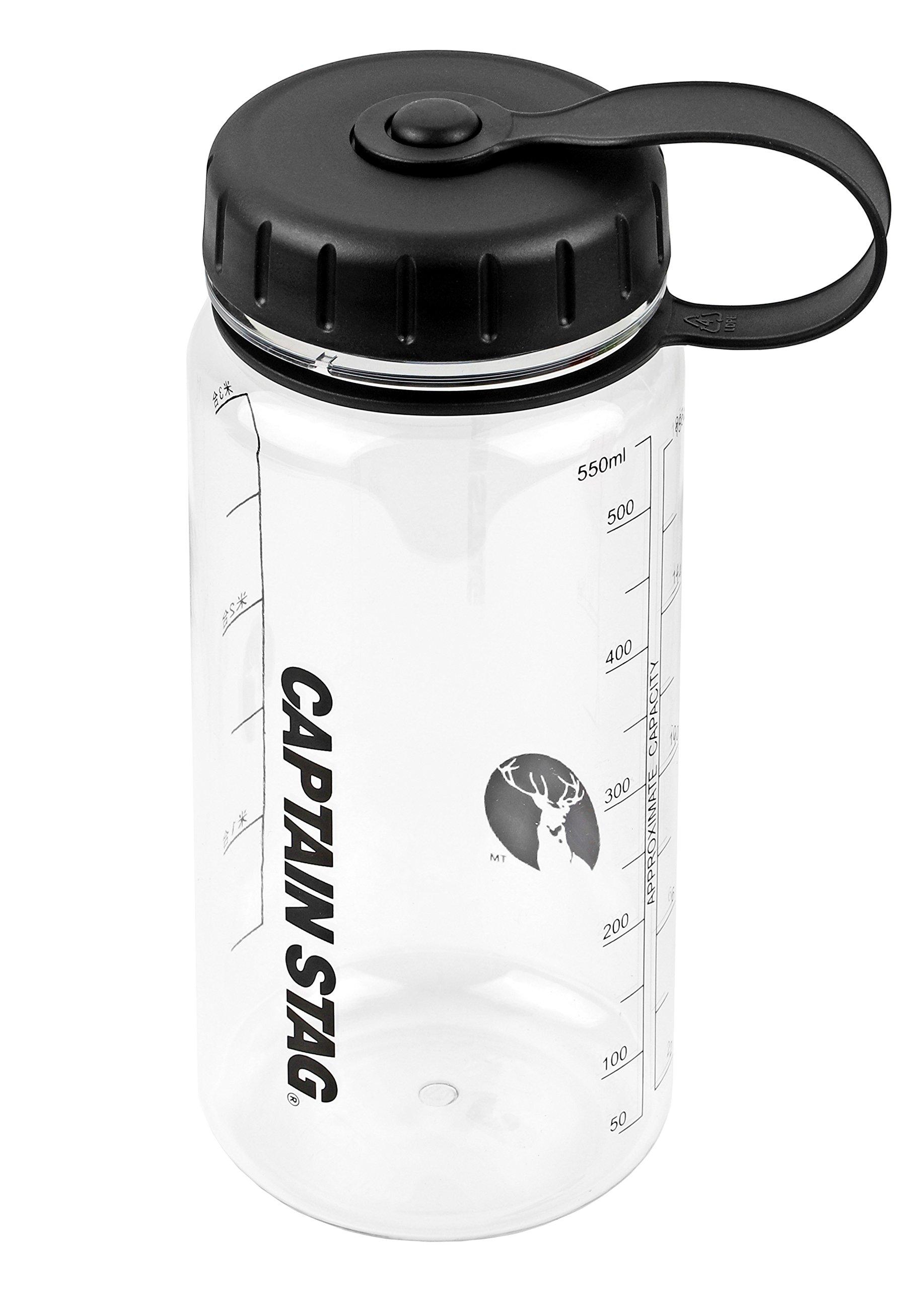 

Captain Stag Water Sports Direct with Rice (CAPTAIN STAG) Bottle, Bottle, 550ml, Drinking, Graduations, 3.5 Cups, Black, UE-3384 чёрный