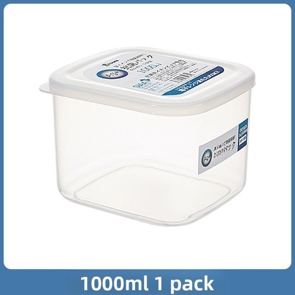 

With Lid Refrigerator Organizer Transparent Sealed Fresh-Keeping Box Antibacterial Food Grade Frozen Storage Box