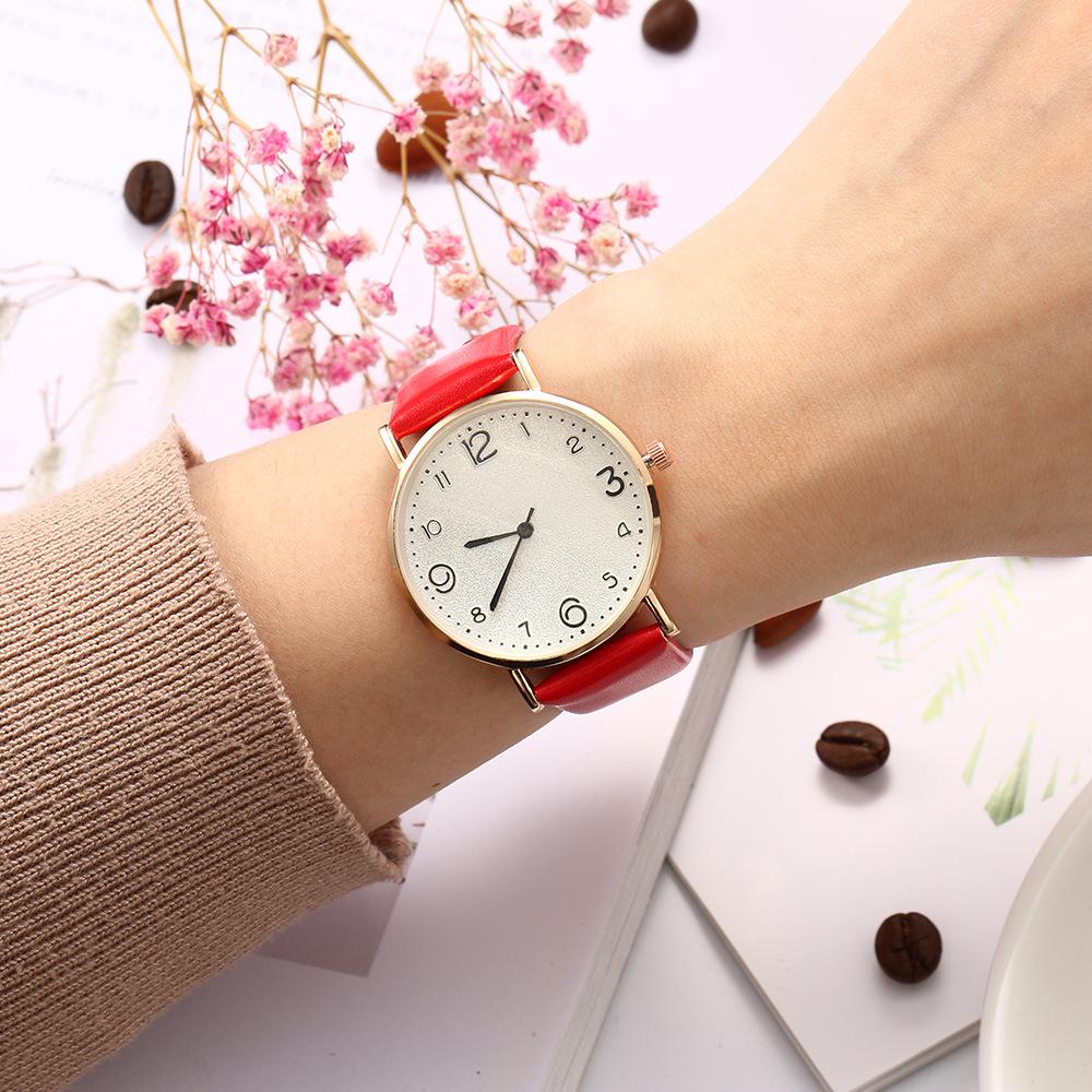 CQ33 Casual and fashionable Women watch simple belts quartz watches student watches simple clocks gifts watches for woman