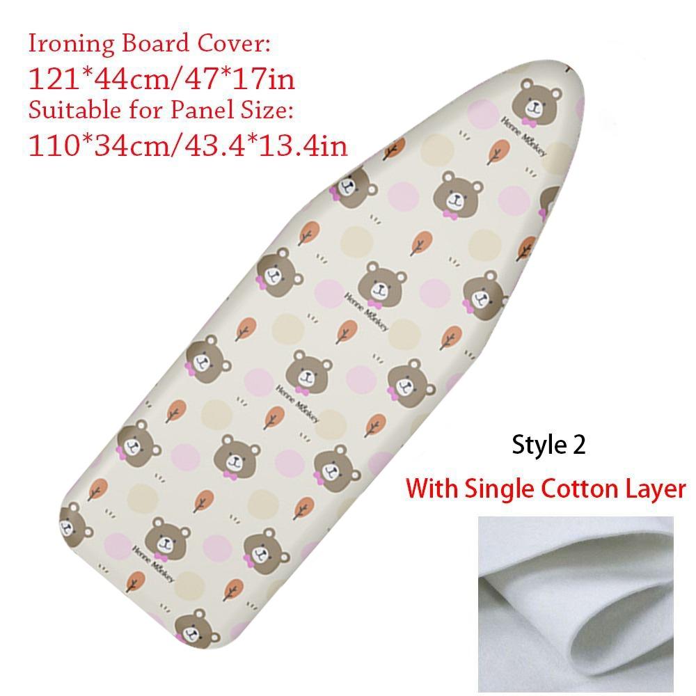 Zesílená látka na žehlicí prkno Univerzální potištěná polstrovaná nová podložka na žehlicí prkno