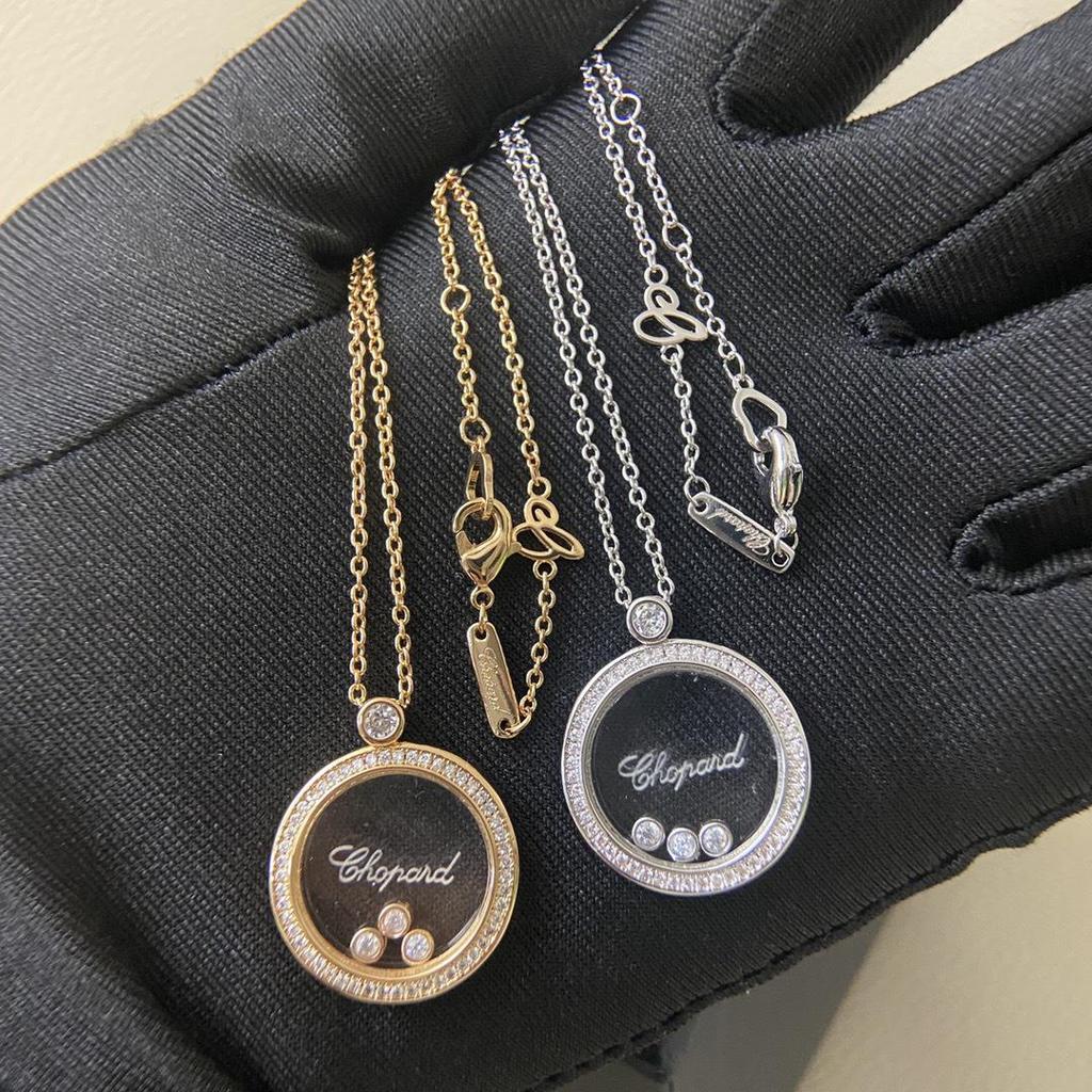 Xiao Family 925 Silver Time Turns Fortune Necklace with Heart-Shaped Diamond Perfume Bottle and Starry Sky Design