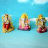 3Pcs Buddha Figure Decoration Resin Buddhism Statue Exquisite Carving Decorative Ornament Desktop Garden Sand Table Display Gift