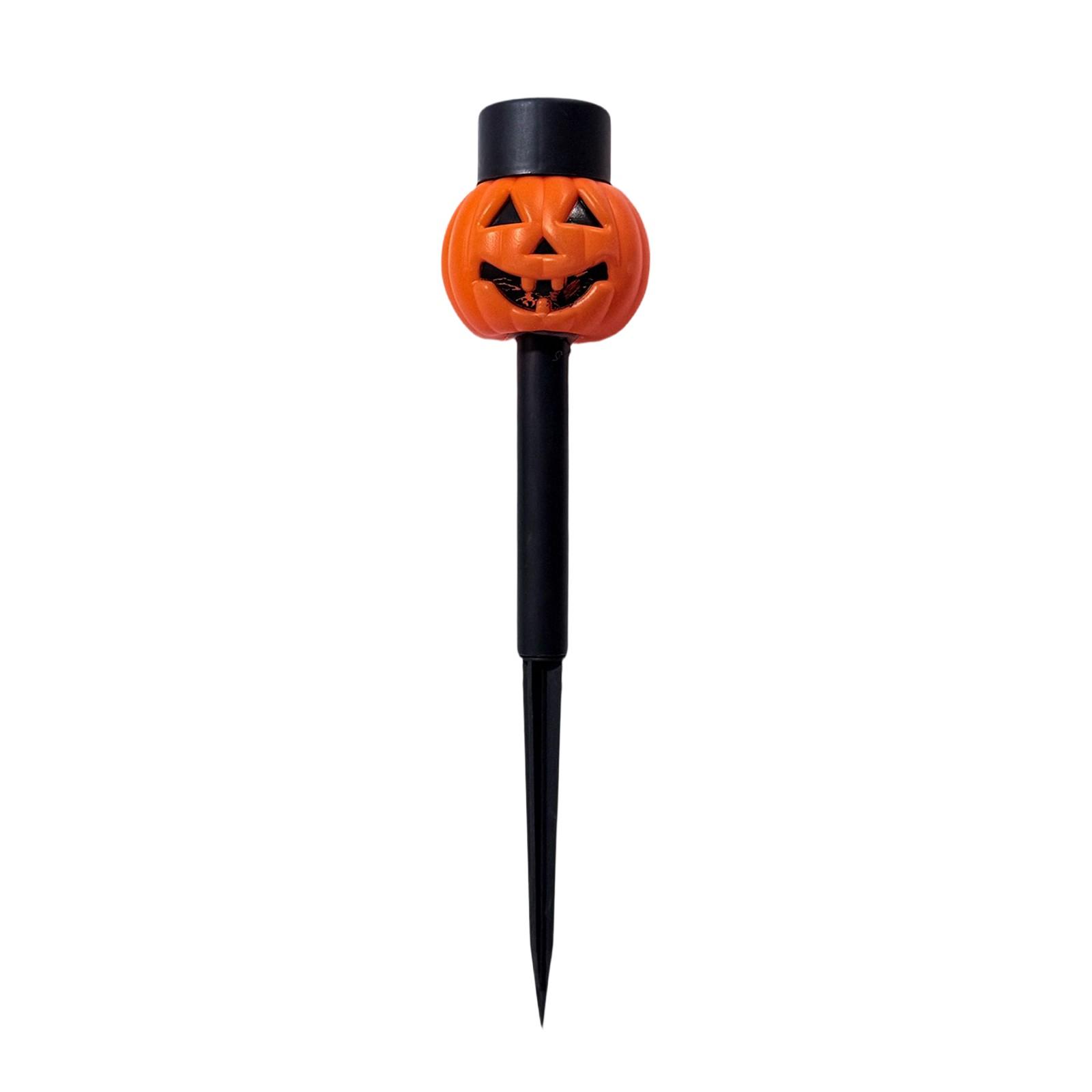 

Halloween Outdoor Garden Decorative Light Pumpkin Solar Powered Ground Light One Size