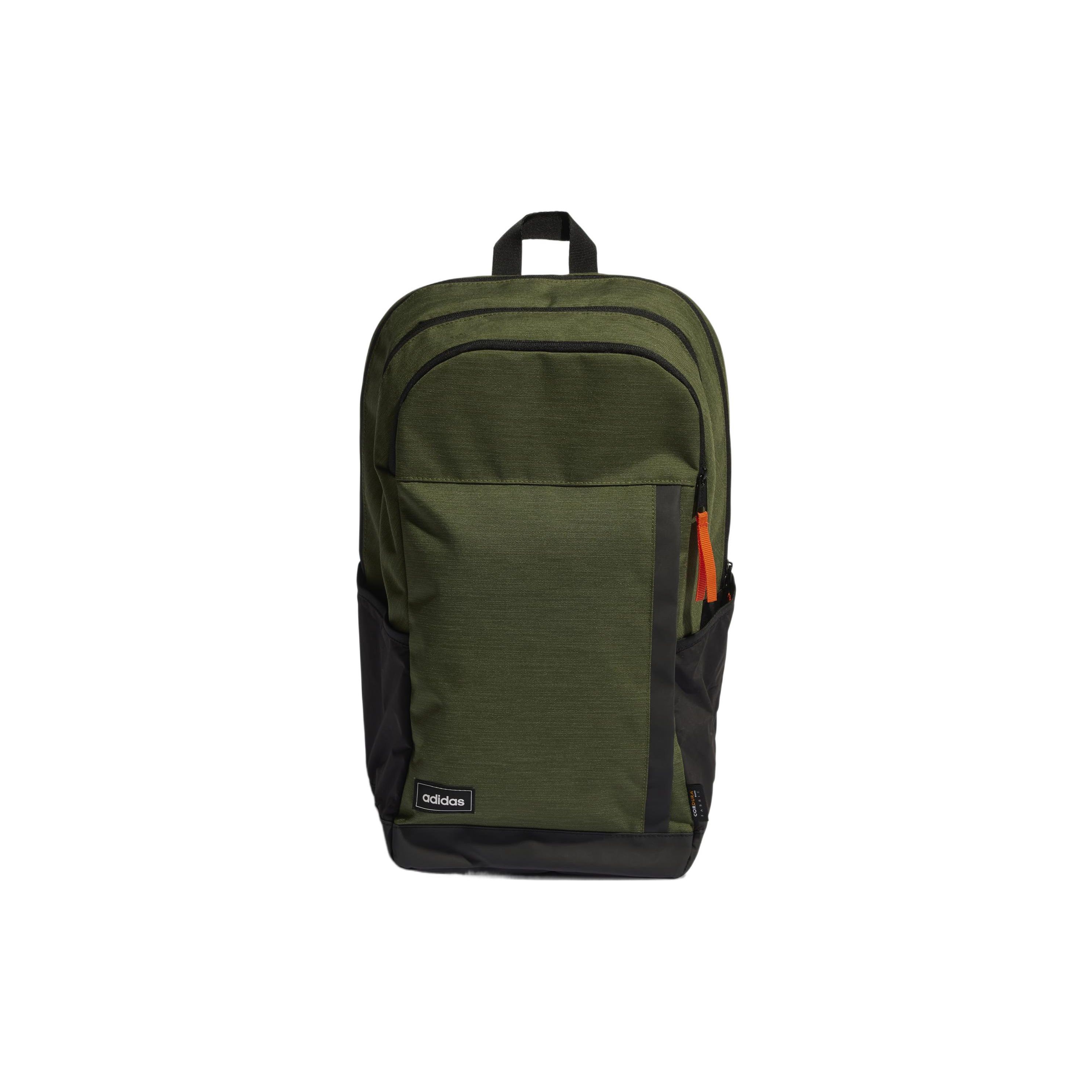 Adidas Sport Casual Color Block Polyester Backpack Unisex Backpacks Green HM7853 Green