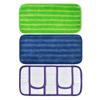 2 pieces Washable Microfiber Mop Cloth Multi-Purpose Absorbent Mop Head Replacements Wet Dry Cleaning Reusable Mop Pads