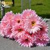1 Pc Artificial Silk Gerbera Flower Wedding Party Bouquet Home Garden Decor Happy Living