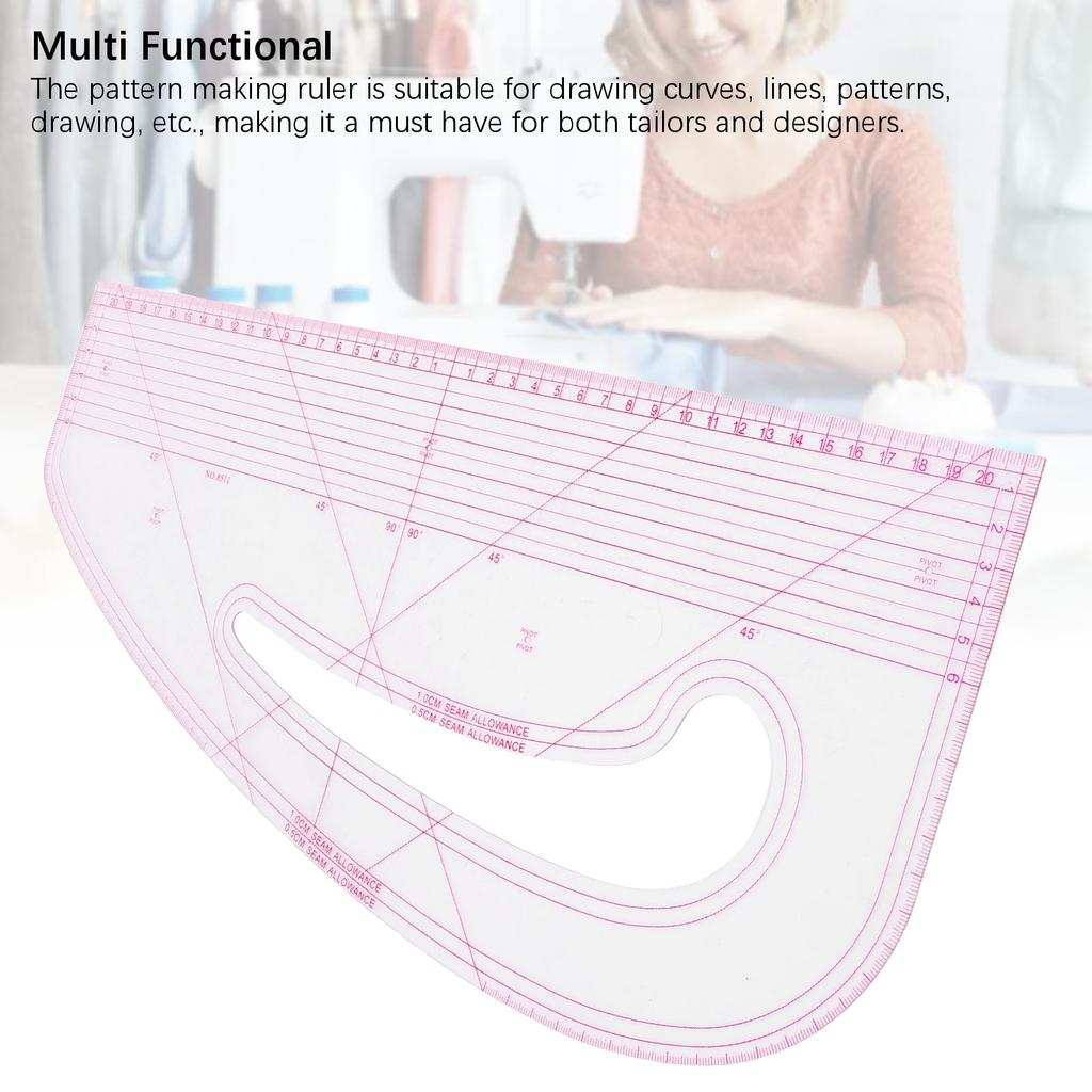 Garment Making Ruler Pattern Making Ruler Large Multi Function Garment Making Metric Curve Sewing Ruler Pattern Marking Ruler