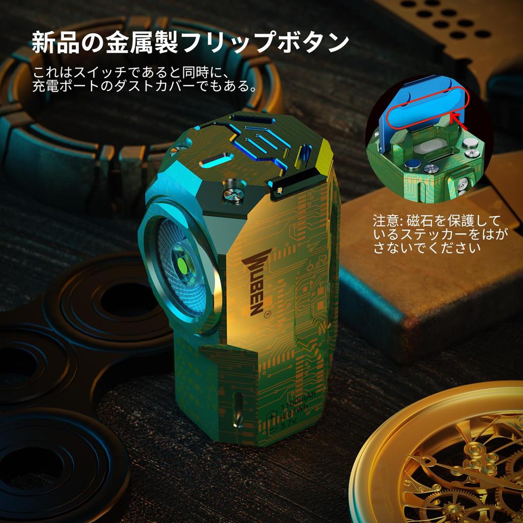 WUBEN X0 800 Mini EDC Small LED with High Color Rendering Wide Light 7 Dimming High IP68 for Disaster Power and Evacuations Flashlight, Lumens, Light,