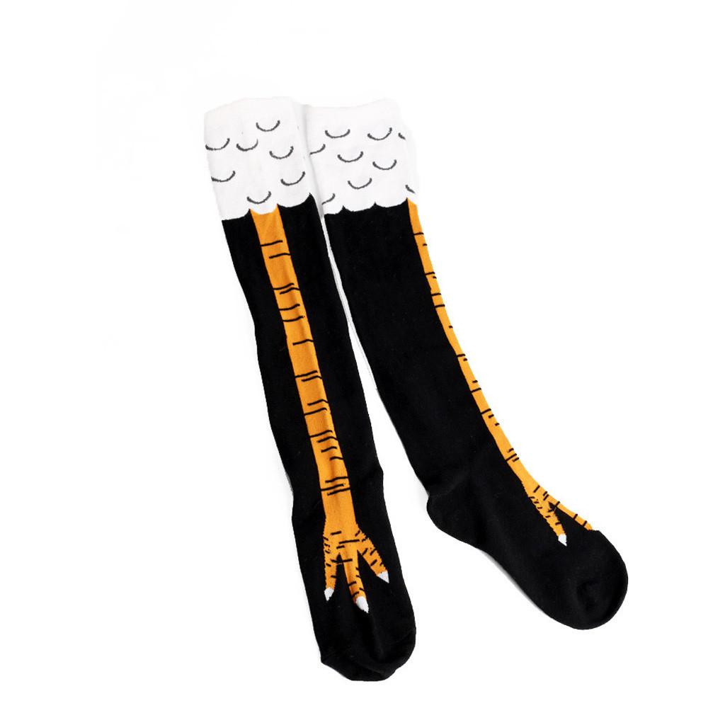

Women Chicken Foot Socks Leg/Knee Socks 3D Chicken Sock Performance Stockings жёлтый