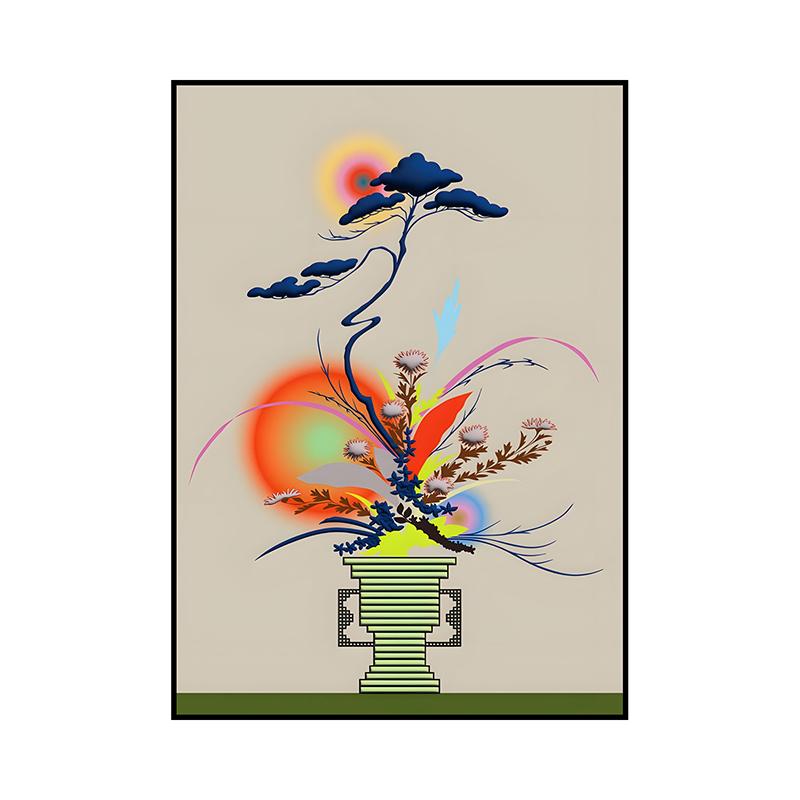 Klasické Vintage Plakáty Abstraktní Retro Kdo Ví Plátno Malba Tisk Nástěnné Umění Obrázky pro Obývací Pokoj Ložnici Domácí Dekor