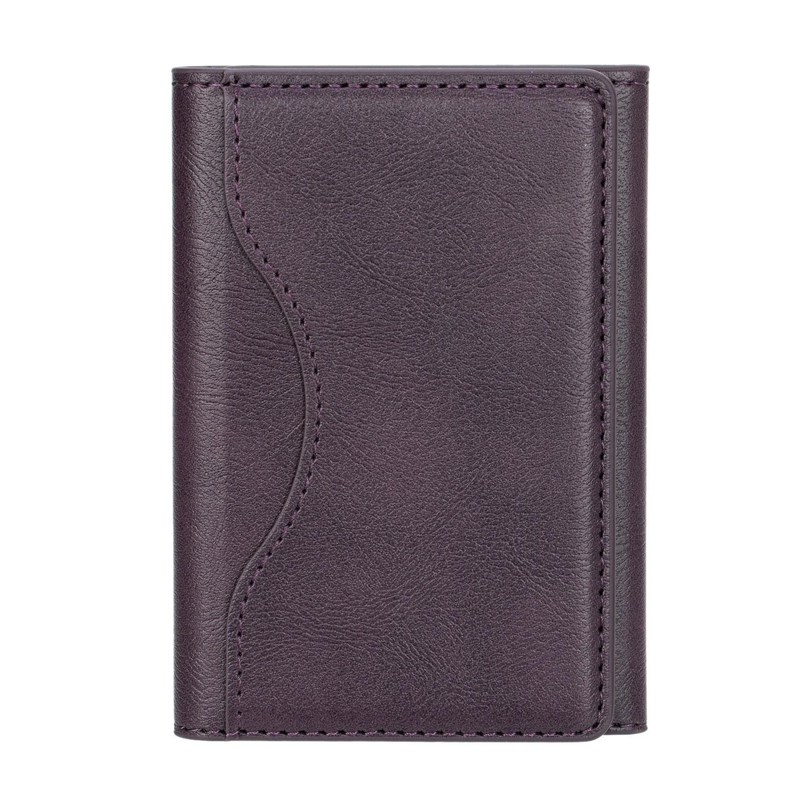 MagSafe-Compatible Foldable Multi-Functional Wallet and Phone Stand фиолетовый