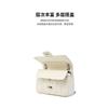 Xiaoxiangfeng Camellia Head Layer High Goatskin Leather Rhombus Women's Bag Premium Texture Chain Bag Shoulder Messenger Bag