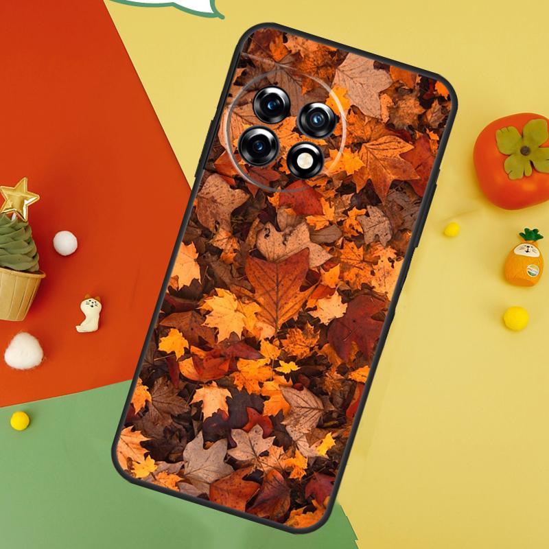 Autumn Leaves Case For OnePlus 15 12 12R 13T 13R 13 11 9 10 Pro 10T 8T Nord 5 CE 2 3 4 Lite N20 N30 Cover