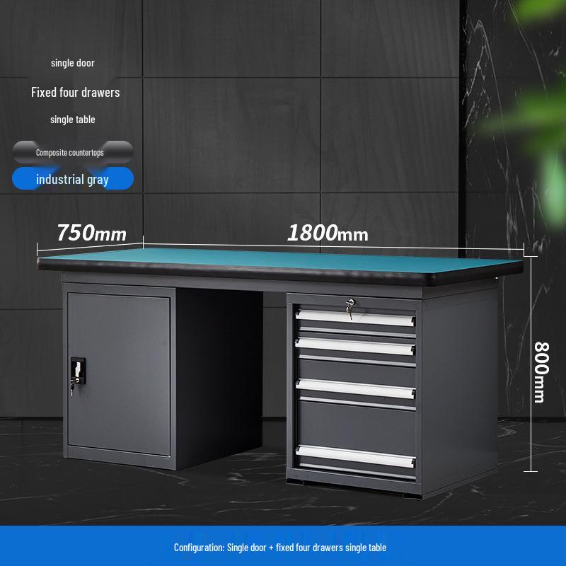 Heavy-Duty Stainless Steel Anti-Static Workbench for Laboratory and Workshop Use