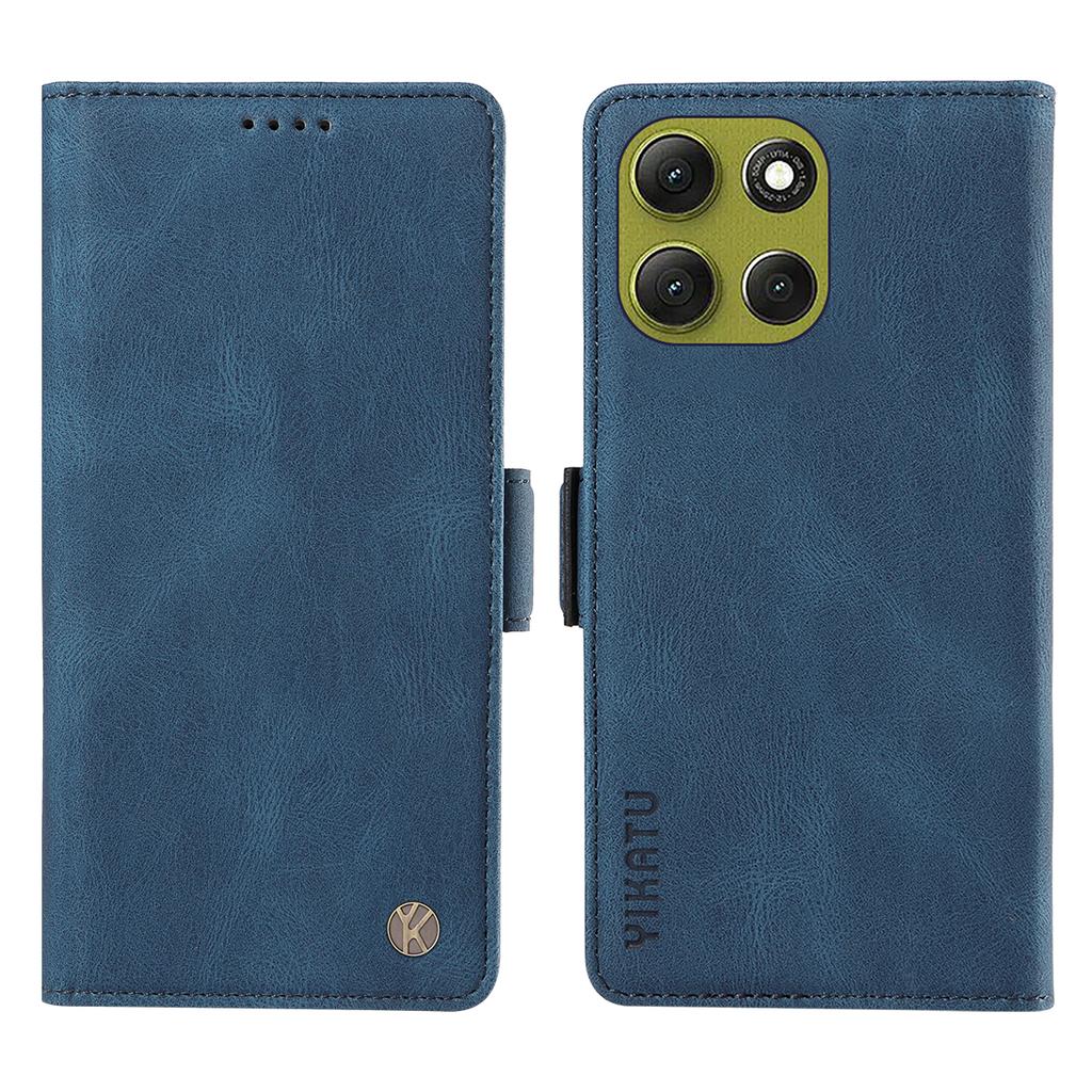 For Motorola Moto G86 5G Leather Case YIKATU YK-005 Skin-touch Feeling Wallet Phone Cover