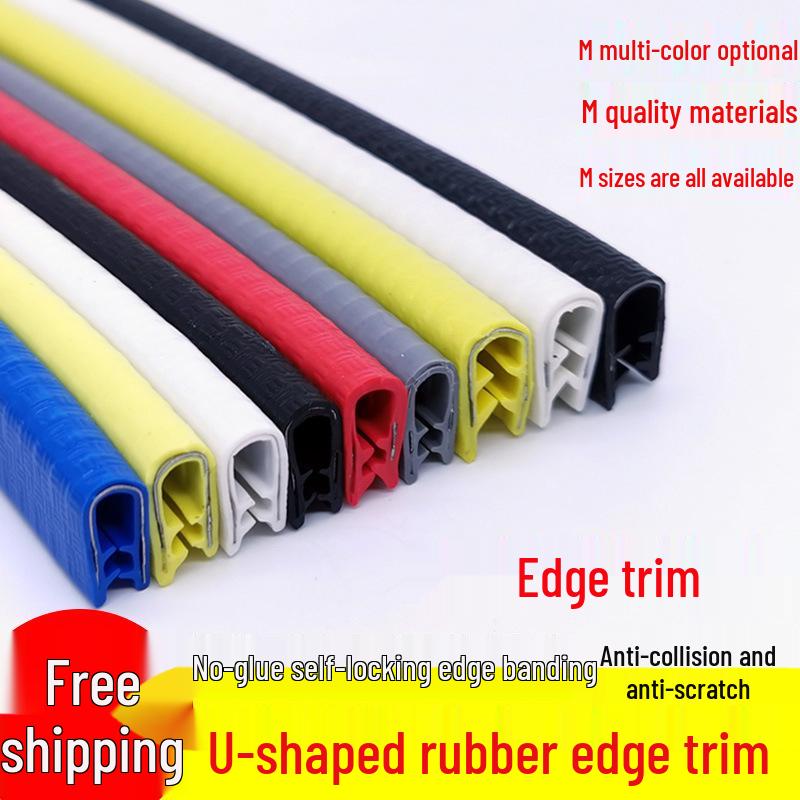 U-Shaped Rubber Edge Banding & Anti-Collision Strip