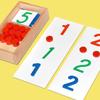 Montessori Math Abacus & Number Counters: Educational Toys for Kindergarten Cognitive Development (1-10)