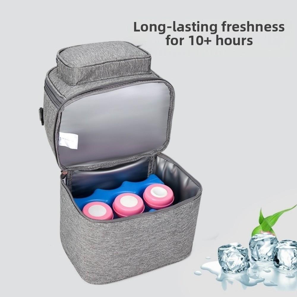 Large Capacity Breastmilk Cooler Bag Double Layer Baby Food Backpack Maternity Backpack  Maternity