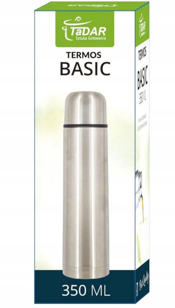 Tadar Edelstahl-Thermoskanne 0,35 L Vakuumisolation