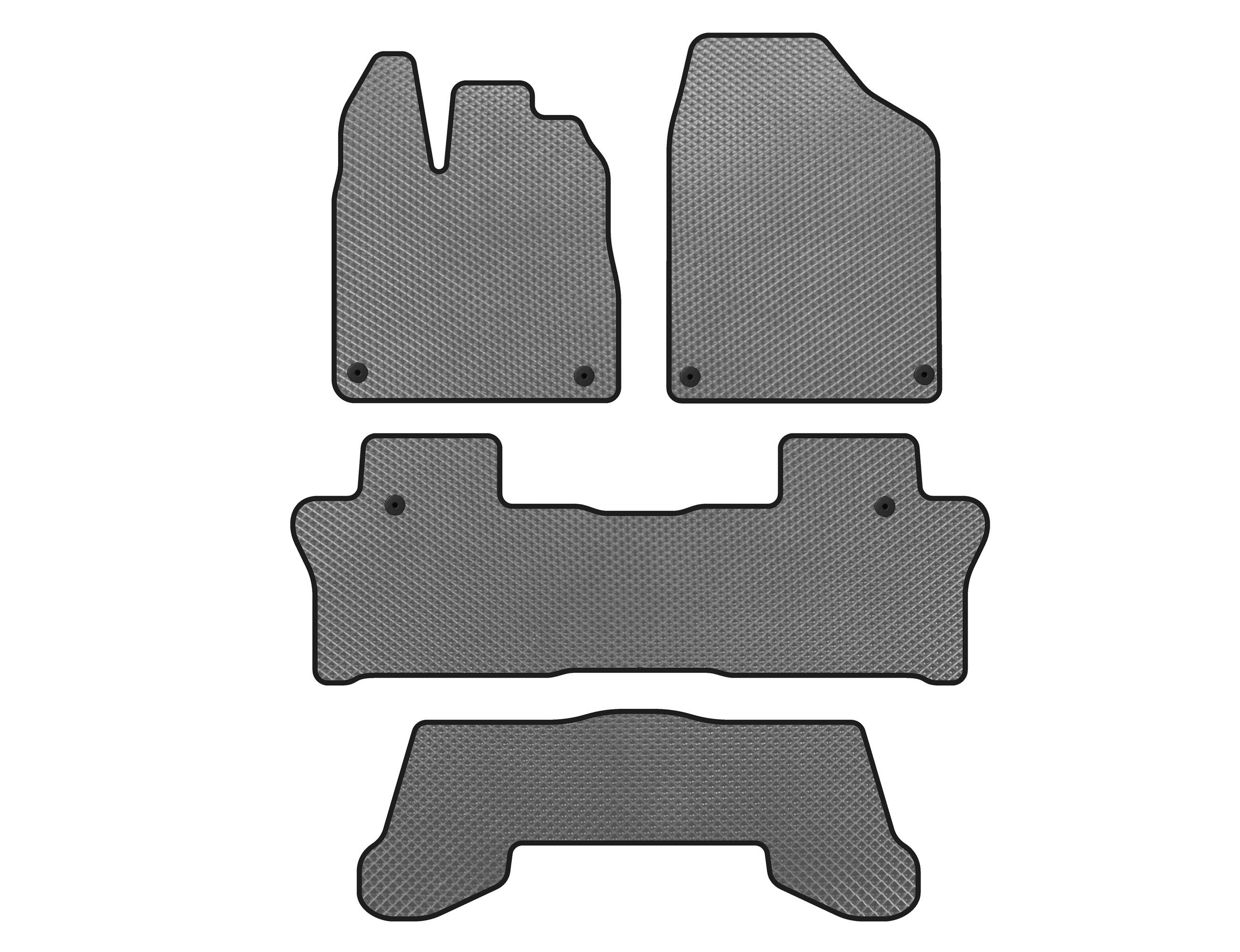 

EVA mats (3 rows, Gray) for Honda Pilot 2015-2022
