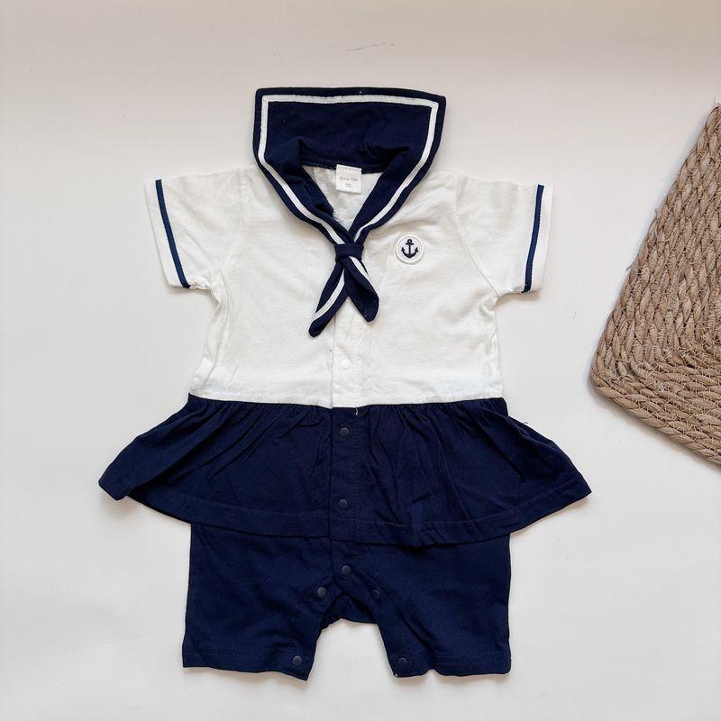 Japanese Original Order Infant Romper, Academy Style, Cute Cotton Jumpsuit Academy style 70