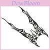 Creative Flame Car Side Stripe Decals Reflective Warning Sticker For Vehicle Decoration