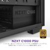 NZXT C1000 PC Power Supply 80PLUS 2022 PS1193 Unit, 1000W, Gold, Model, PA-0G1BB-JP,