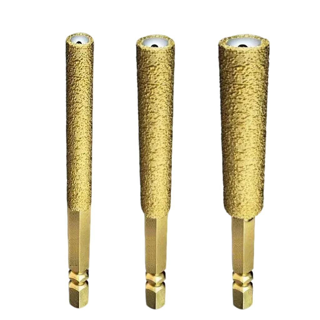 New Full-sand Brazing Hole Opener, Tile Drilling Drill Bit, Hole Enlargement, Grinding Head, Trimming, Dry Drilling Glass Drill Bit