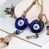 Handmade Crafts Chain Rope Wall Hanging Evil Eye Beads keychain Evil Eye Pendant Evil Eye keyring