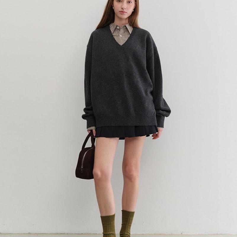 Dunst for WOMEN CLASSIC LOGO SOCKS KHAKI_UDSS5F102E2