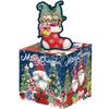 Box With Money Paper Material Gift Box Christmas Decoration Atmosphere Prop