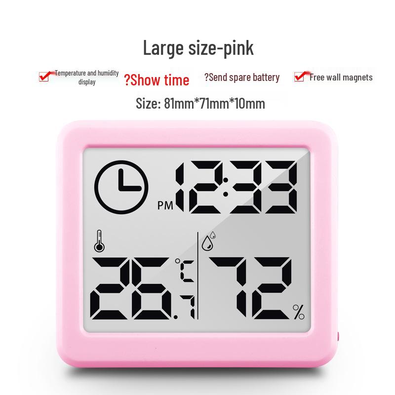 Pandun 1cm Thin Digital Indoor Thermometer & Hygrometer for Smart Homes