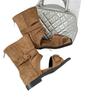 Beach Sandals Women's Outer Wear Hollow Toe Herringbone Cool Boots Women's Versatile Niche Sleeve Comfortable Summer Wedge Heel Sandals