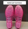 Transparent Jelly Slippers Women's Summer Wedged Heel Mules Shoes Woman Sparkling Glitter Sandal Open Toe Outdoor Clear Slipper