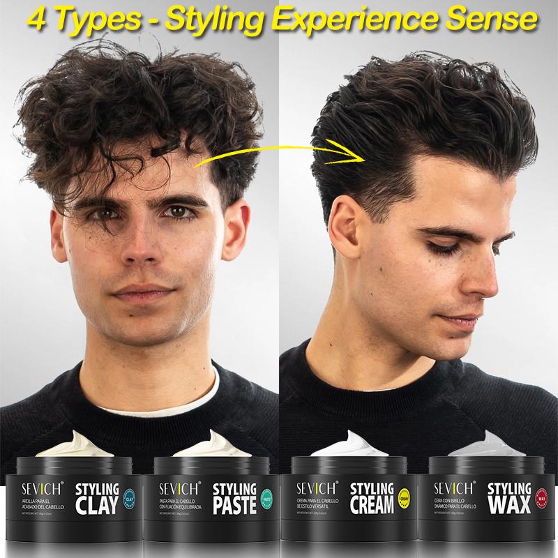 SEVICH 80 g Haarstyling-Matte-Haar-Ton. Dauerhafter Stereotyp-Matt-Ton, starker Halt, einfache Reinigung, praktisch und glatt