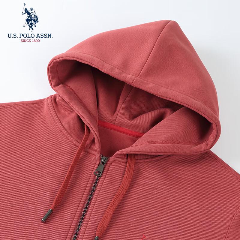 U.S. Polo Assn. Men's Hooded Full-Zip Sweatshirt