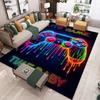 Game Controller Print Teppich Rechteck Fußmatte für Wohnzimmer Dekoration Polyester Zuhause Sofa Schlafzimmer Flur Bereich Dekor Teppiche